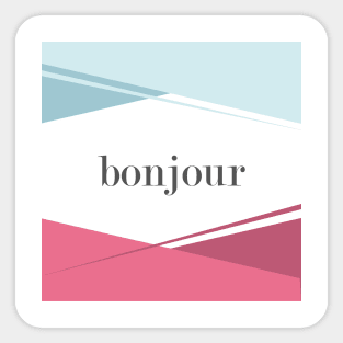 Bonjour Sticker